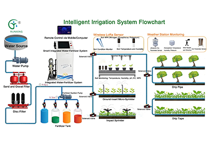 Smart Integrated Water-Fertilizer Irrigation Equipment（single/dual channel）